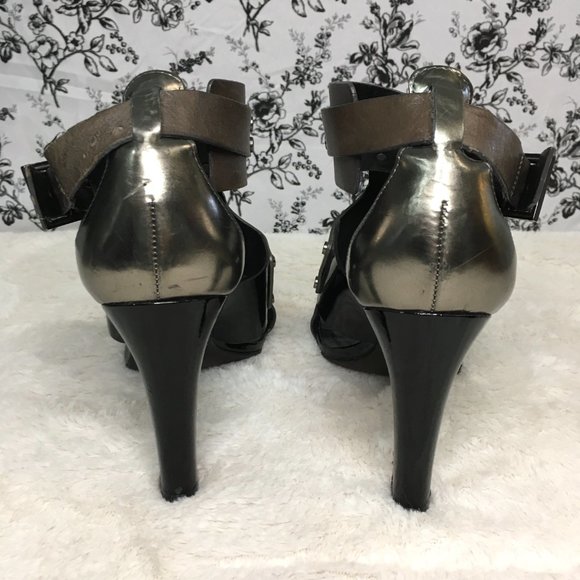 Tory Burch Teagan Gladiator Strappy Leather Heels - Picture 8 of 10